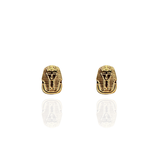 Tutankhamun Stud Earrings Gold